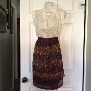 Floral pocket skirt